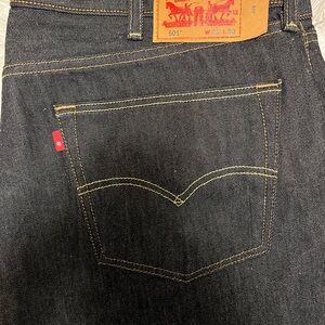 Levi's 501 Regular Fit Rigid Jeans 42X30 Like New